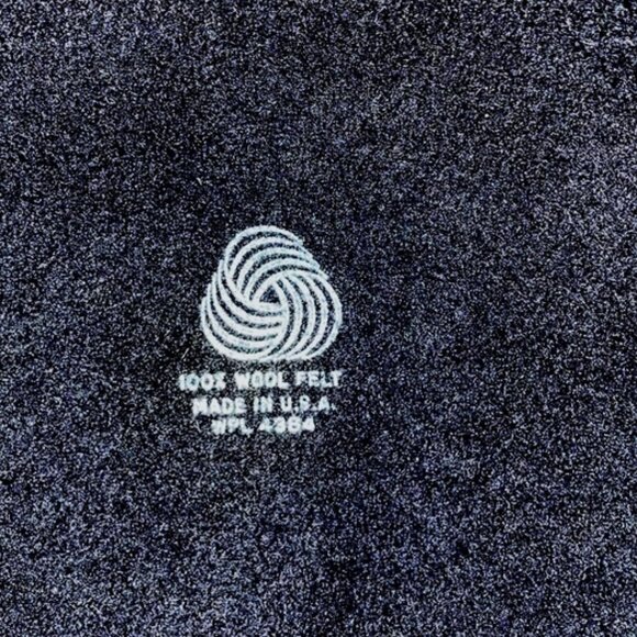 Vintage Betmar Plaza Suite Wool Scarf Hat Black Fur Brim - Picture 8 of 8